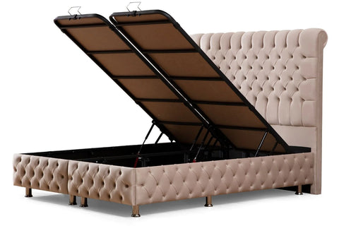 Lit Coffre – Luna Beige