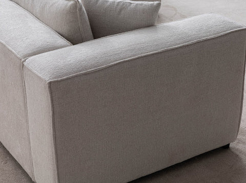 Élégance Chenille Modulable  4+1 Pouf
