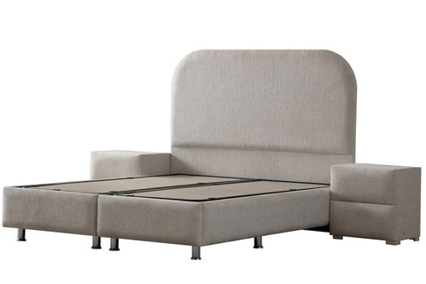 Lit Coffre - Jade Tissu Chenille