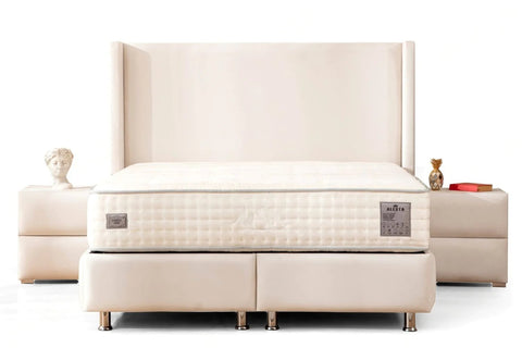 Lit Coffre- Coco Blanc Écru